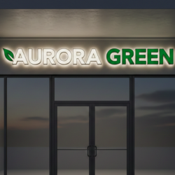 Acrylic Store Front Sign