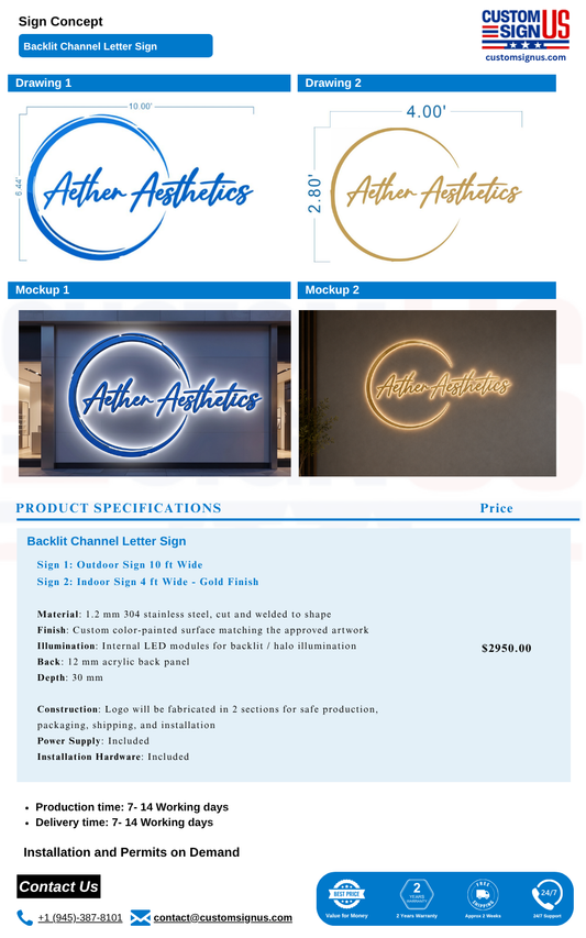 Custom Sign For Sofia - 50% Deposit
