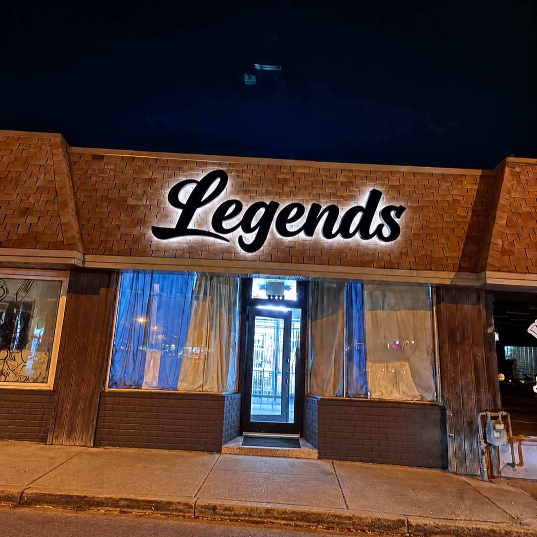 Custom Back-lit Sign - Legends