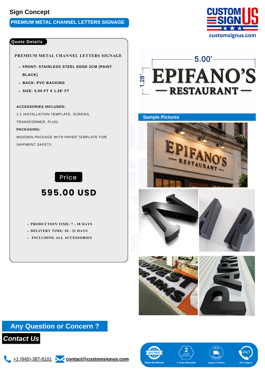 EPIFANO`S Custom Sign