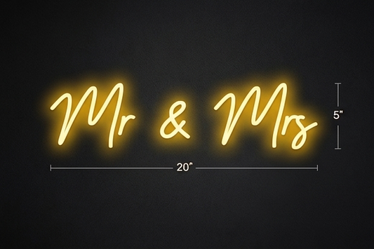 Mr & Mrs Sign for Kevin