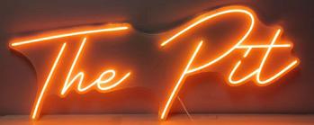 The Pit - LED NEON SIGN ORANGE COLOUR